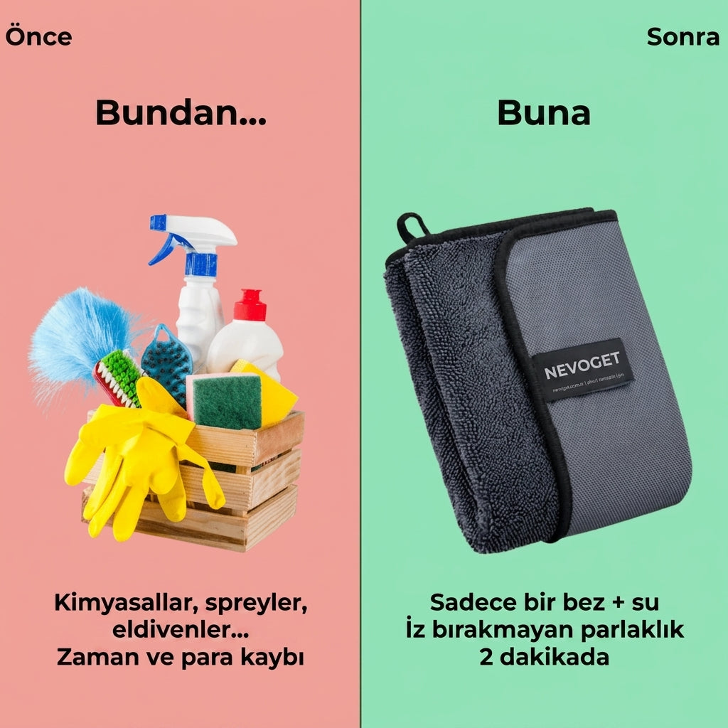 Nevoget™ XL Premium Kurulama Bezi