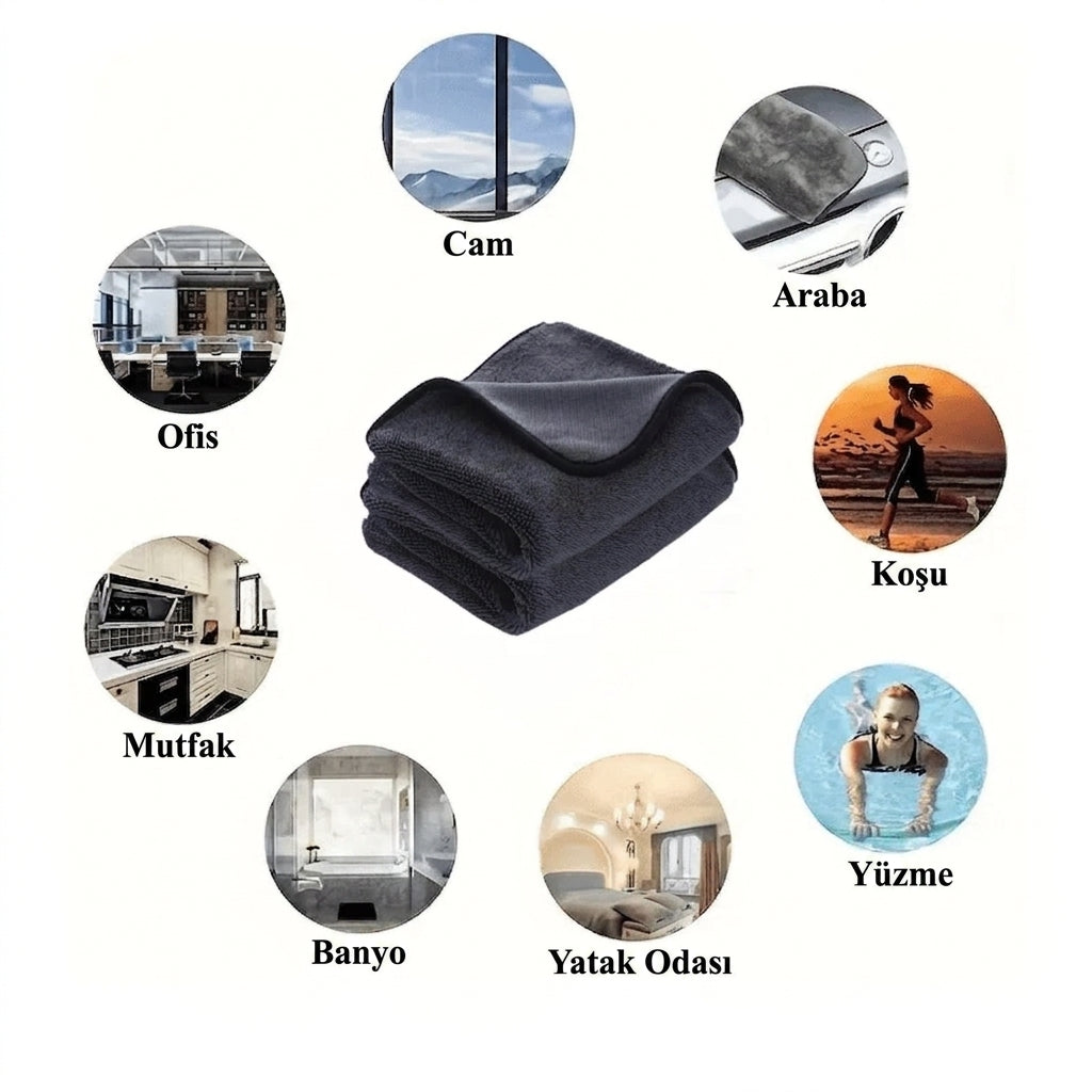 Nevoget™ XL Premium Kurulama Bezi